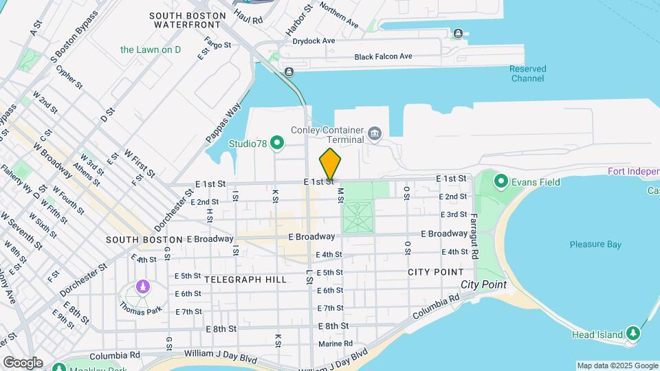Edison on First Mapa y Detalles de la Ubicación