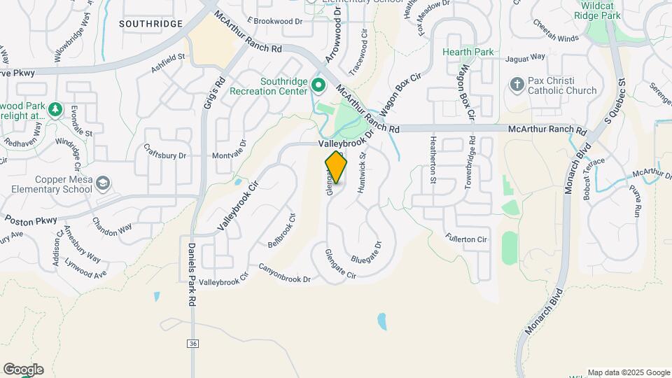 10791 Glengate Cir Map and Location Details