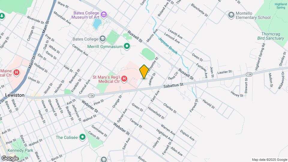 9 Lafayette St Mapa y Detalles de la Ubicación