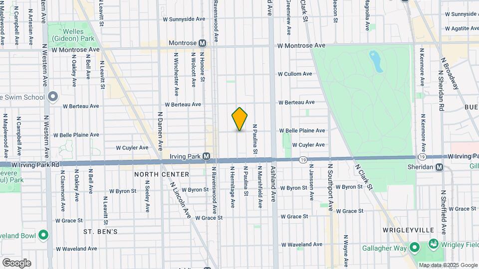 4055 N Hermitage Ave Mapa y Detalles de la Ubicación