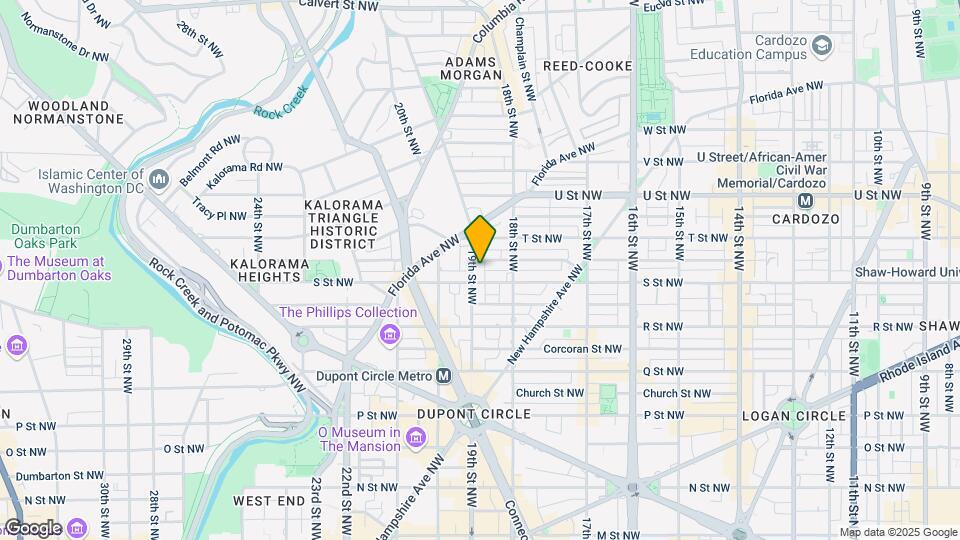 1809 19th St NW Map and Location Details