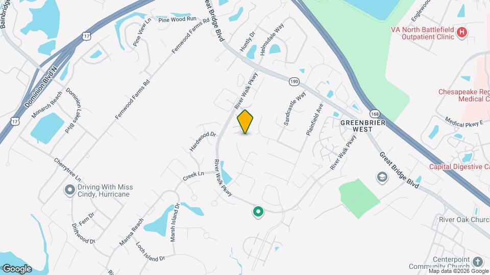 701 New River Ct Map and Location Details