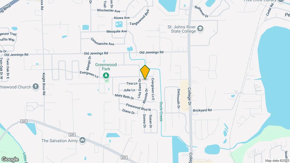 1641 Rhonda Dr Map and Location Details