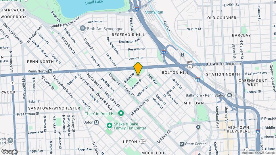 1814 Bolton St Mapa y Detalles de la Ubicación