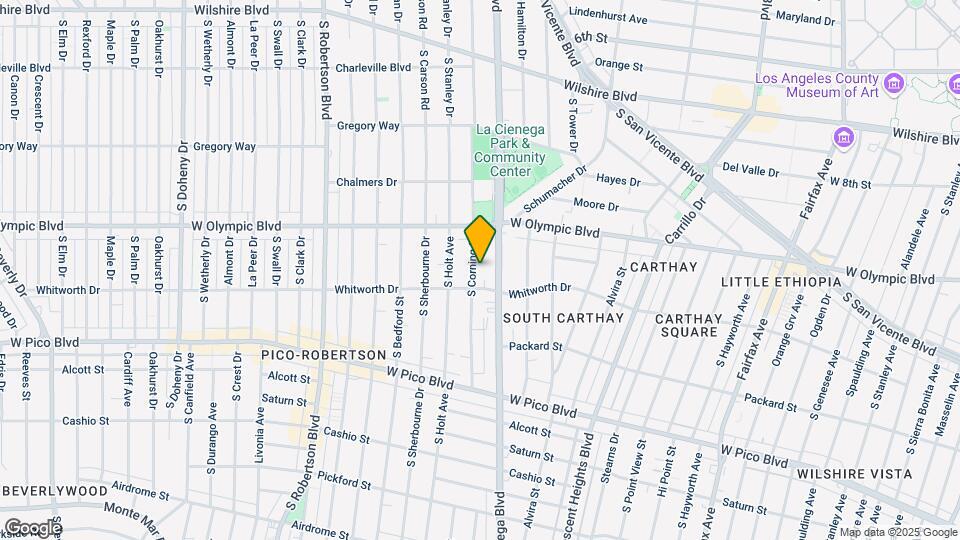 1048 S Corning St Map and Location Details