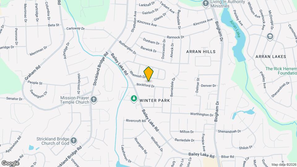 6448 Rockford Dr Mapa y Detalles de la Ubicación