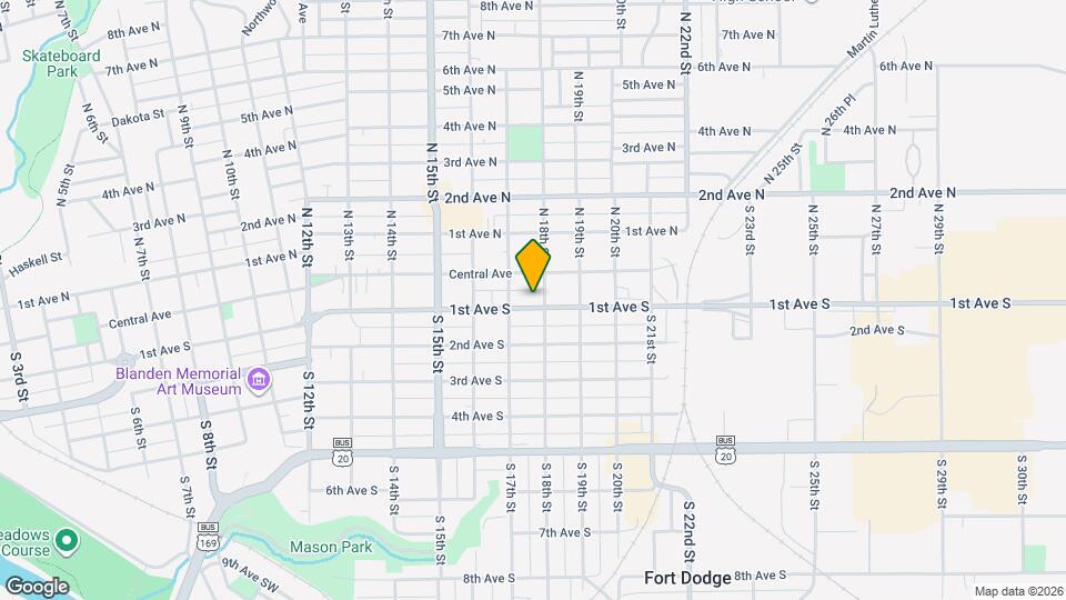 1722 1st Ave S Map and Location Details