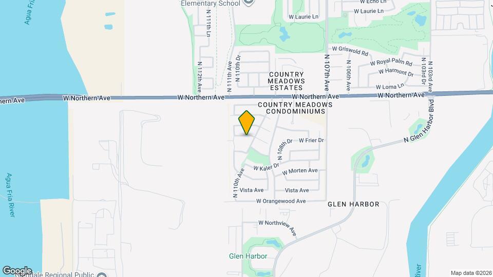 11009 W Frier Dr Map and Location Details