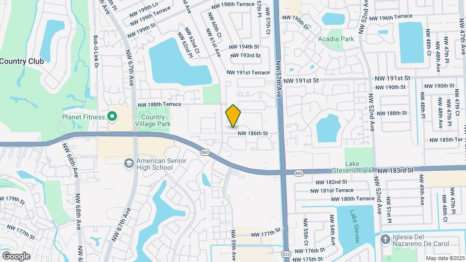 6115 NW 186th St, Unit 203 Map and Location Details