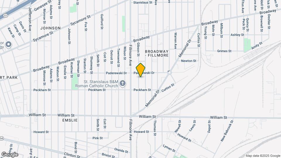 123 Gibson St Map and Location Details