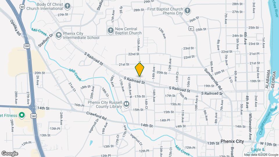 1500 N Railroad St Map and Location Details