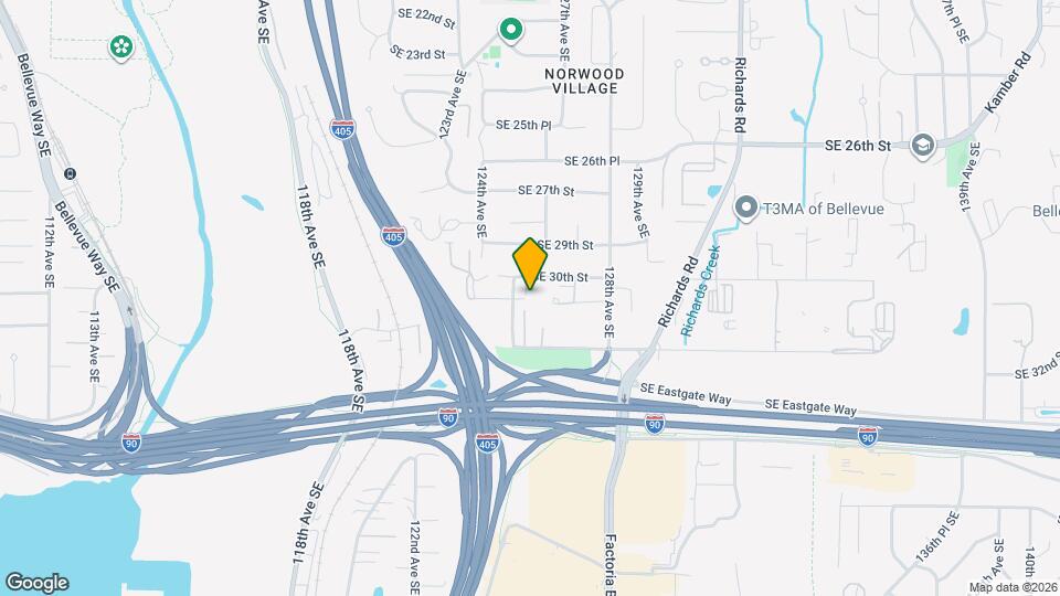 12521 SE 30th St Map and Location Details