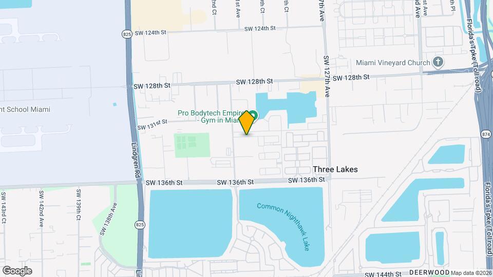 13090 SW 132nd Terrace Map and Location Details