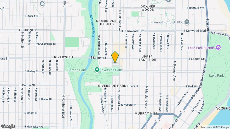 1708 E Geneva Pl, Unit #3 Map and Location Details