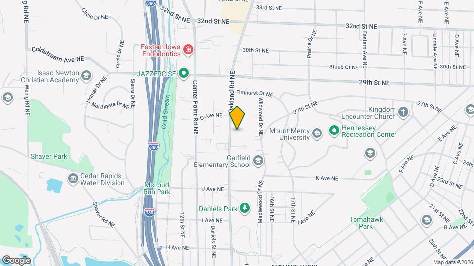 1414 Oakland Rd NE Map and Location Details