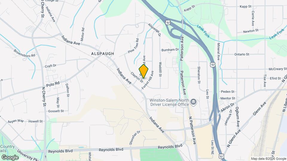 207 Clayton St Map and Location Details