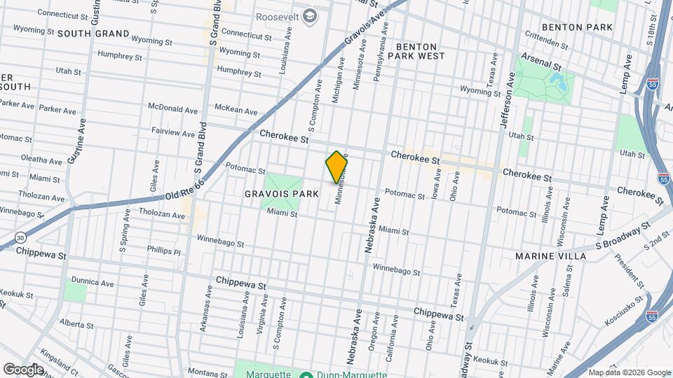 3100 Potomac St Map and Location Details