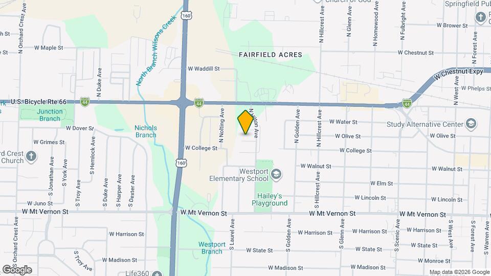 3231 W Olive St Map and Location Details