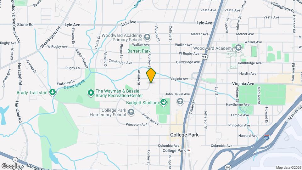 3526 Conley St Map and Location Details