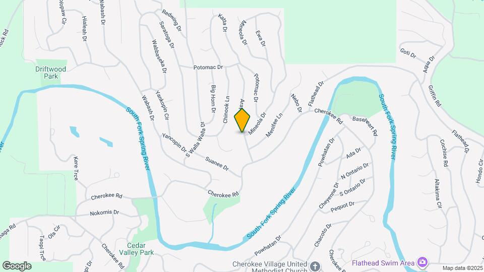 16 Arapaho Rd Map and Location Details