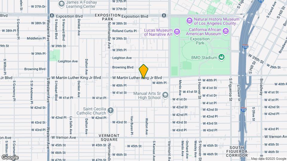 1130 W MLK Blvd Map and Location Details