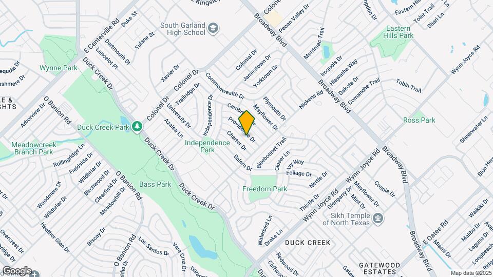 4009 Providence Dr Map and Location Details