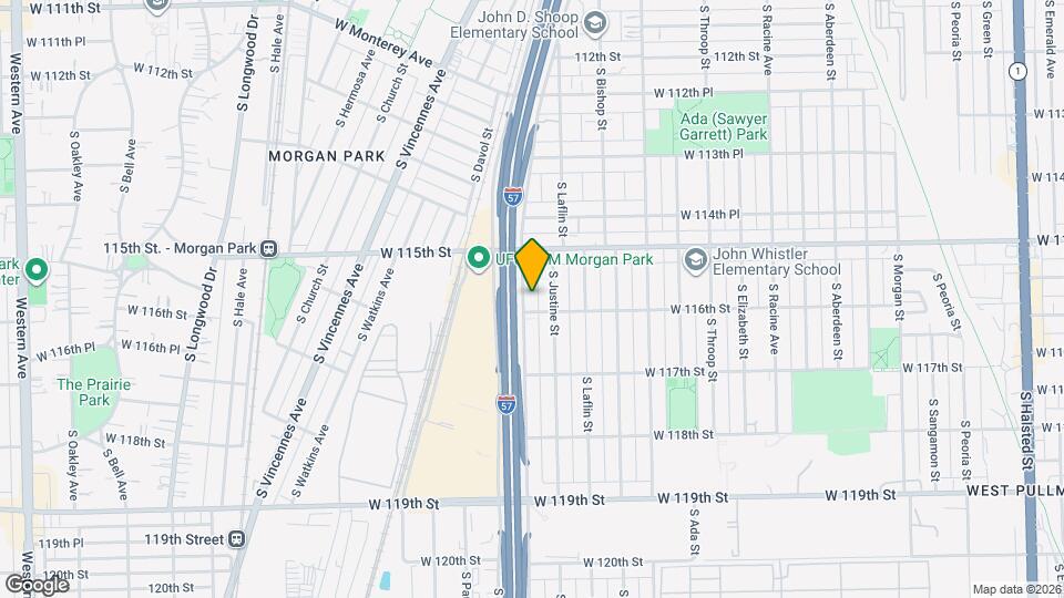 11547 S Ashland Ave Map and Location Details