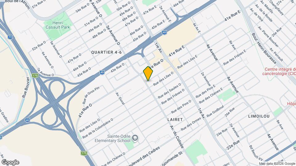 95 De La Sapinière-Dorion Rue O Map and Location Details