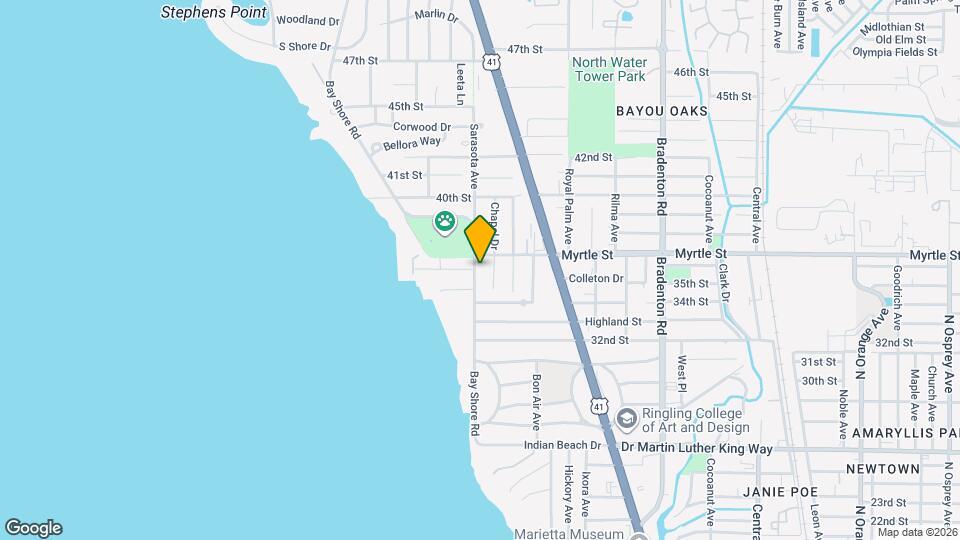 3524 Bay Shore Rd Mapa y Detalles de la Ubicación
