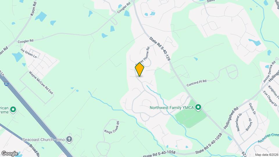 510 Sweet Thorne Rd Map and Location Details