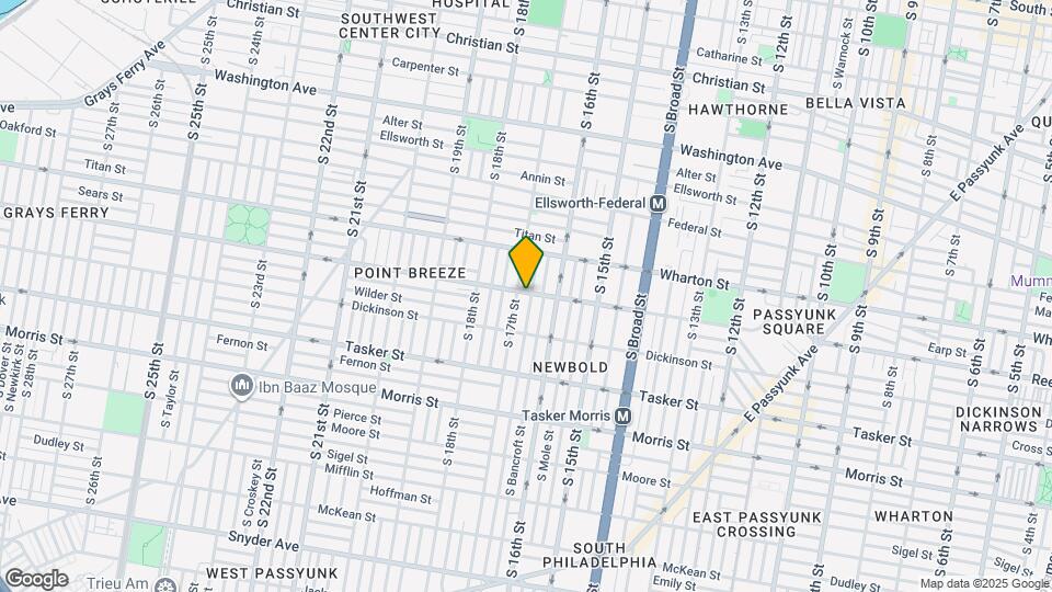 1400 S Chadwick St Map and Location Details