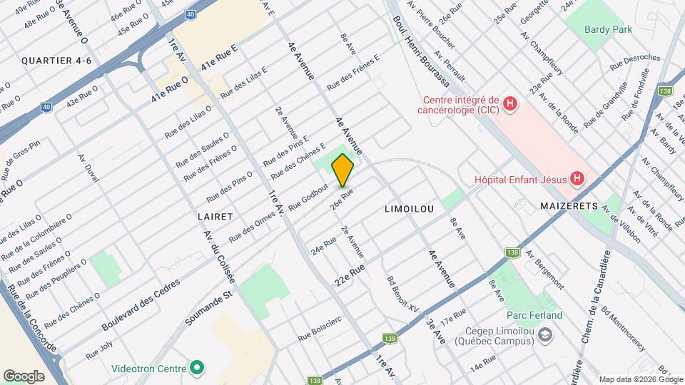 315 26E Rue Map and Location Details