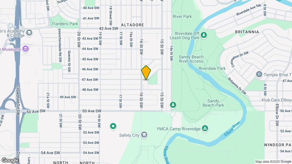 1639 Acton Av SW Map and Location Details