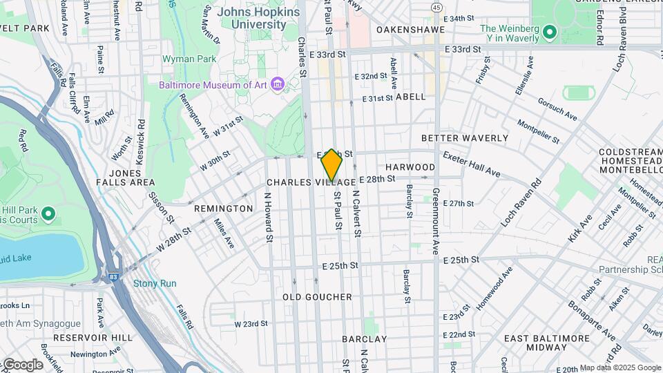 2740 Saint Paul St Mapa y Detalles de la Ubicación