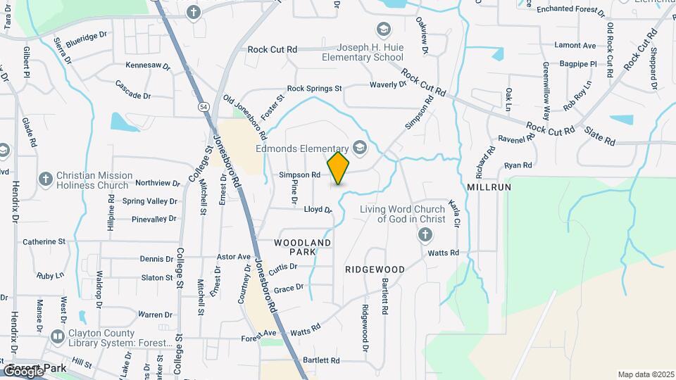 4522 Montclair Dr Map and Location Details