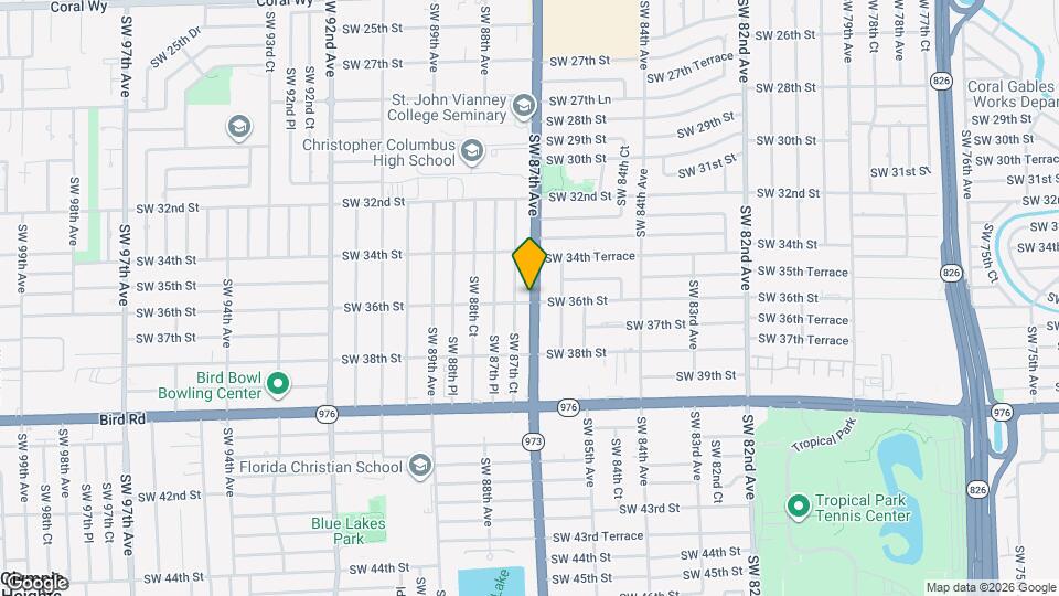 8701 SW 36th St Map and Location Details