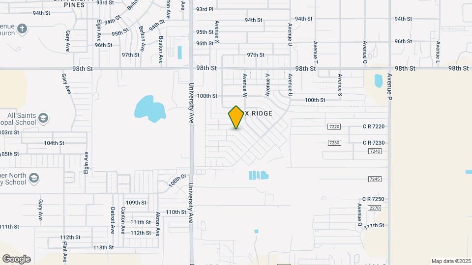 10302 Avenue X Map and Location Details