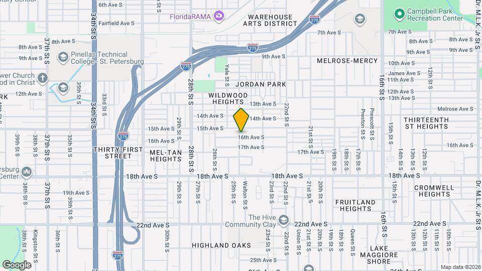 2486 15th Ave S Map and Location Details