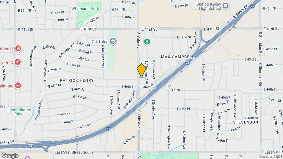 4373 S Yale Ave Map and Location Details