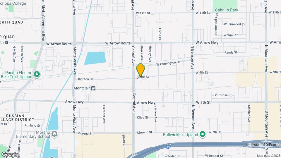 1956 W 9th St Map and Location Details