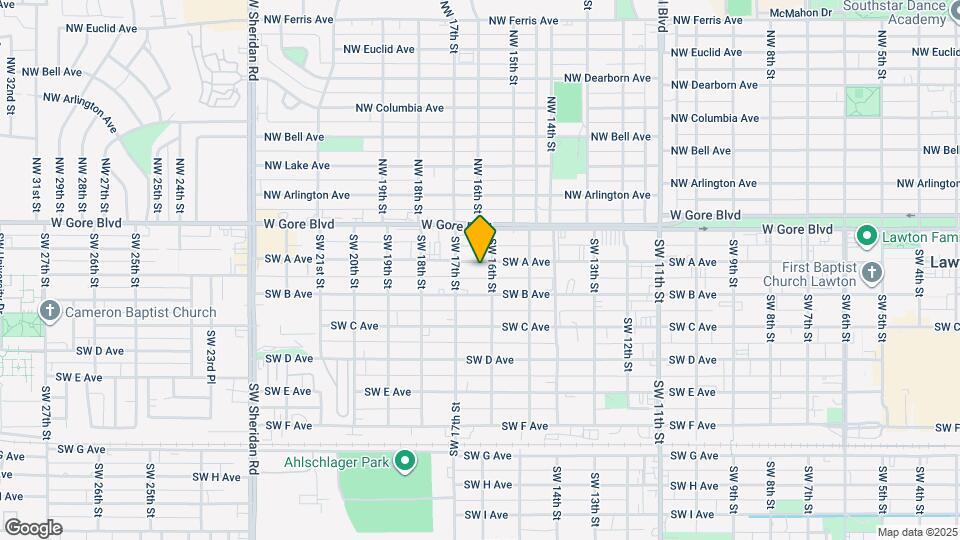 1606 SW A Ave Map and Location Details