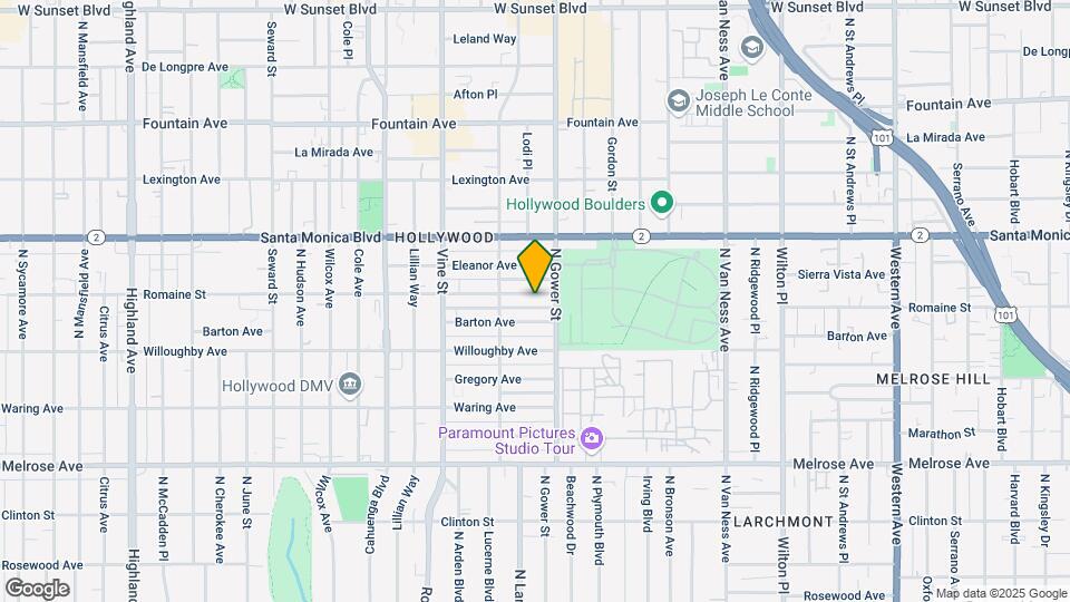 6022 Romaine St Mapa y Detalles de la Ubicación