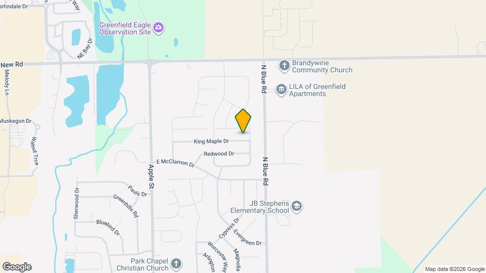 1416 King Maple Dr Map and Location Details