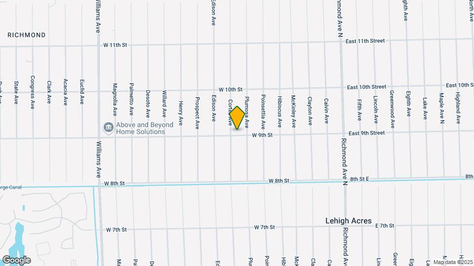 204 W 9th St Mapa y Detalles de la Ubicación