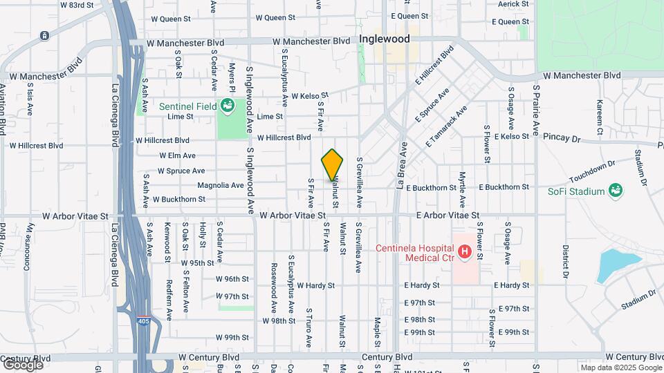 729 Walnut St Mapa y Detalles de la Ubicación