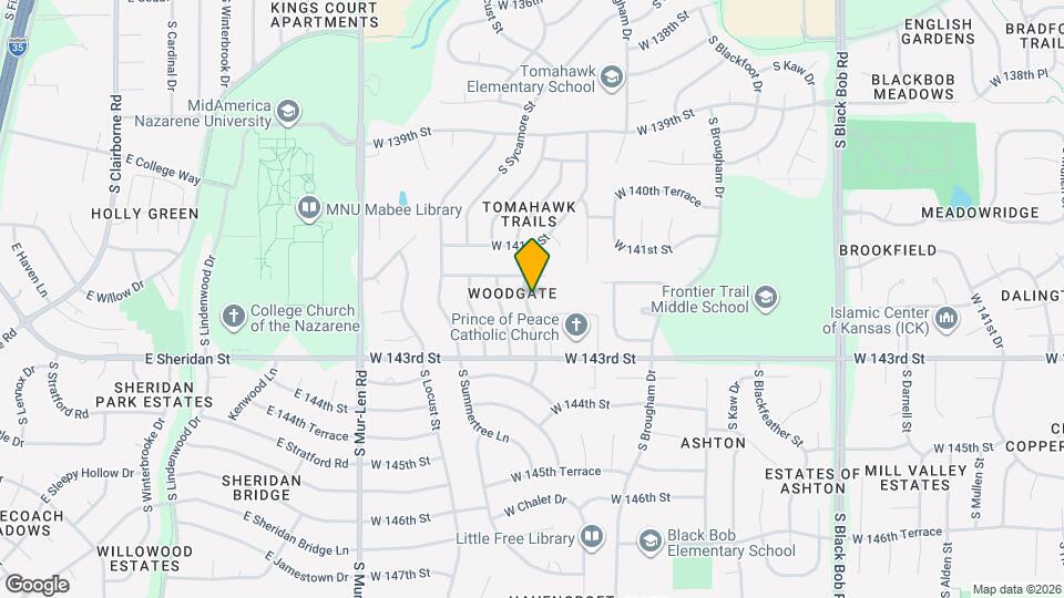 14121 S Cottonwood Dr Map and Location Details