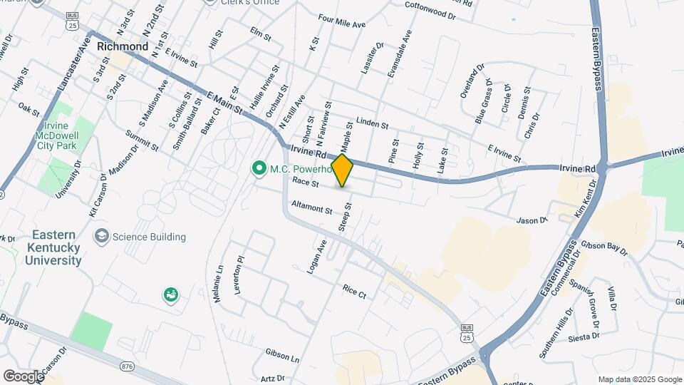 1112 Race St Map and Location Details