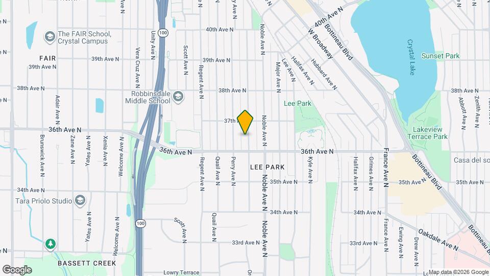 3625 Orchard Ave N Map and Location Details