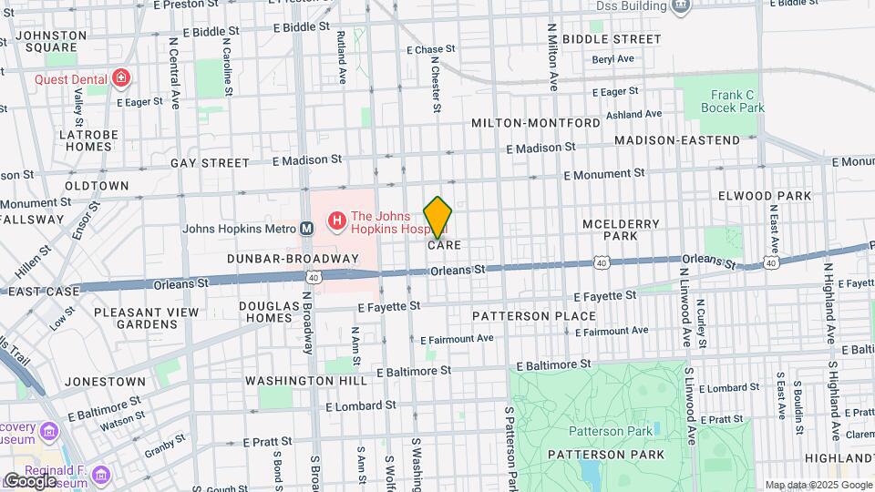 2033 Jefferson St Map and Location Details