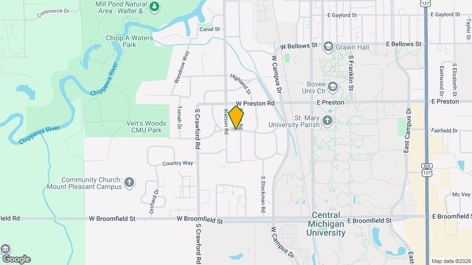 703 Crescent Map and Location Details